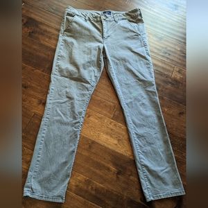 American Eagle Women's Light Forrest Green Khaki Skinny Pants Size 12